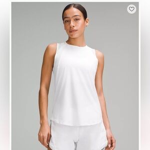 Lululemon Sculpt Tank, White, Size 6